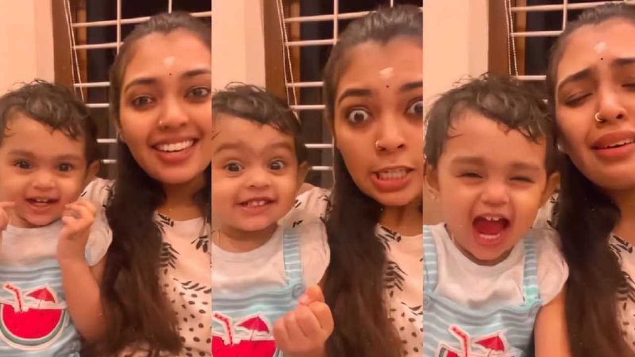 നവരസങ്ങളുമായി കുഞ്ഞ് ധ്വനി; അഭിനയത്തിൽ ശോഭിക്കുമെന്ന് ആരാധകർ