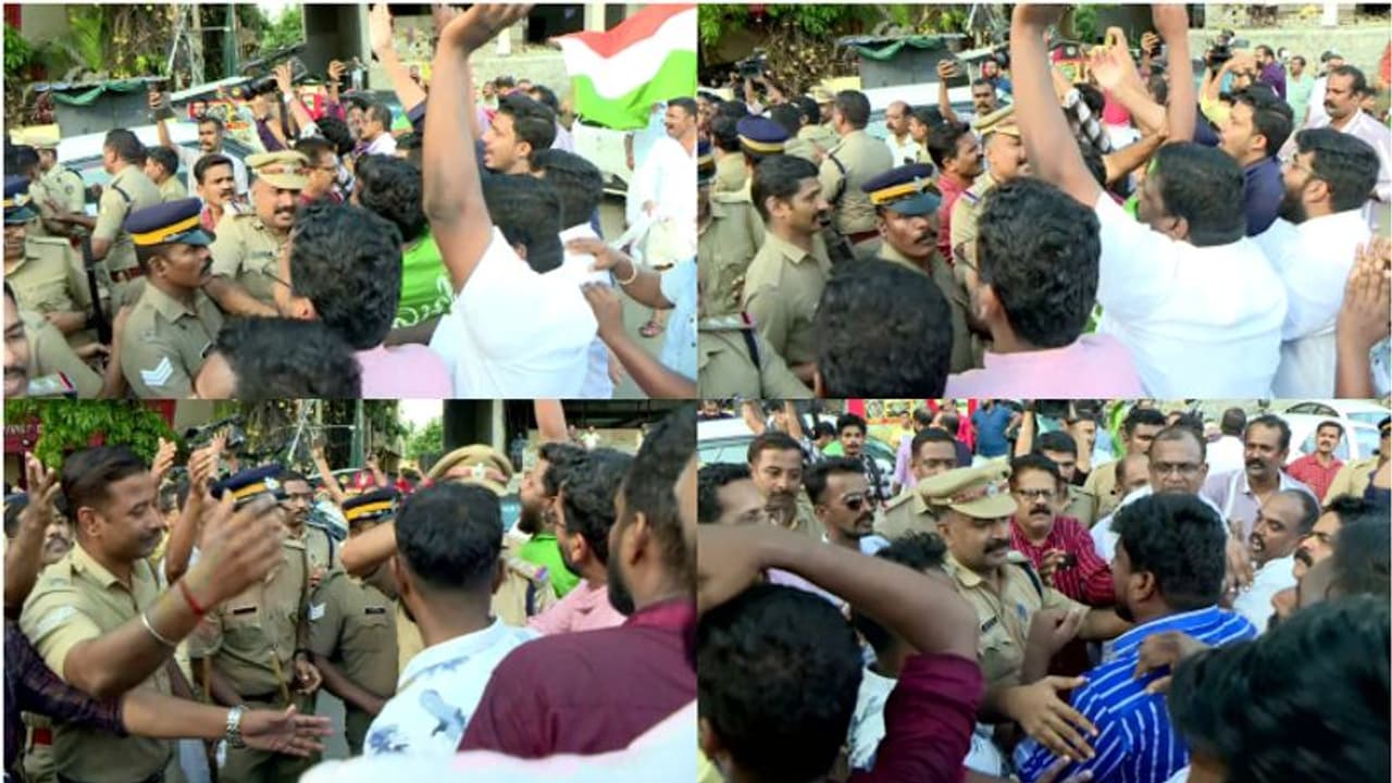 സിപിഎം ഓഫീസിന്റെ മുന്നിലിട്ട് പടക്കം പൊട്ടിച്ചത് പ്രവർത്തകരെ ചൊടിപ്പിച്ചു; പാലക്കാട് യുഡിഎഫ് എൽഡിഎഫ് സംഘർഷം