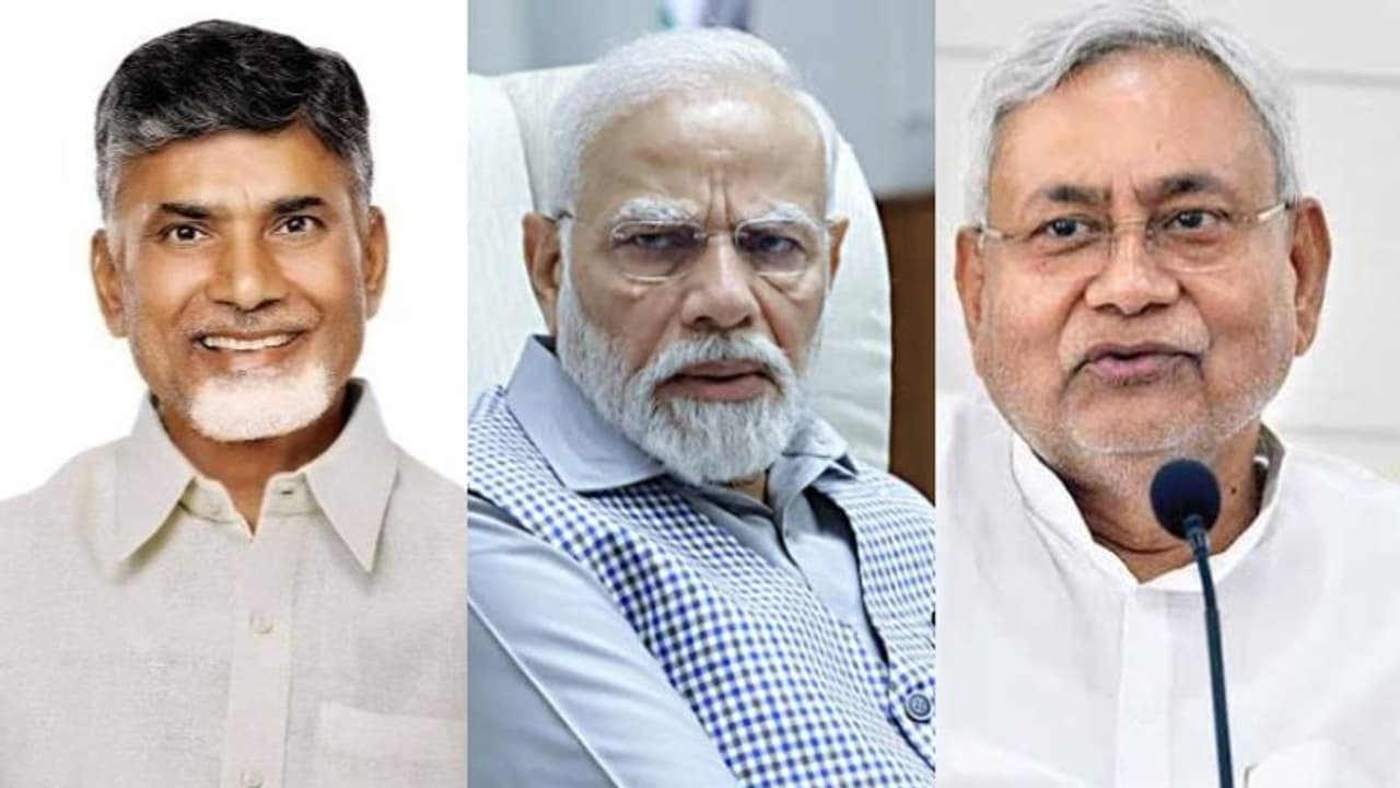 നിർണായക ഉപാധികളുമായി 'കിങ് മേക്കർ' നായിഡു, നിതീഷിന്റെ മൗനം; സർക്കാർ രൂപീകരണം ബിജെപിക്ക് എളുപ്പമാകില്ല നിർണായക ഉപാധികളുമായി 'കിങ് മേക്കർ' നായിഡു, നിതീഷിന്റെ മൗനം; സർക്കാർ രൂപീകരണം ബിജെപിക്ക് എളുപ്പമാകില്ല