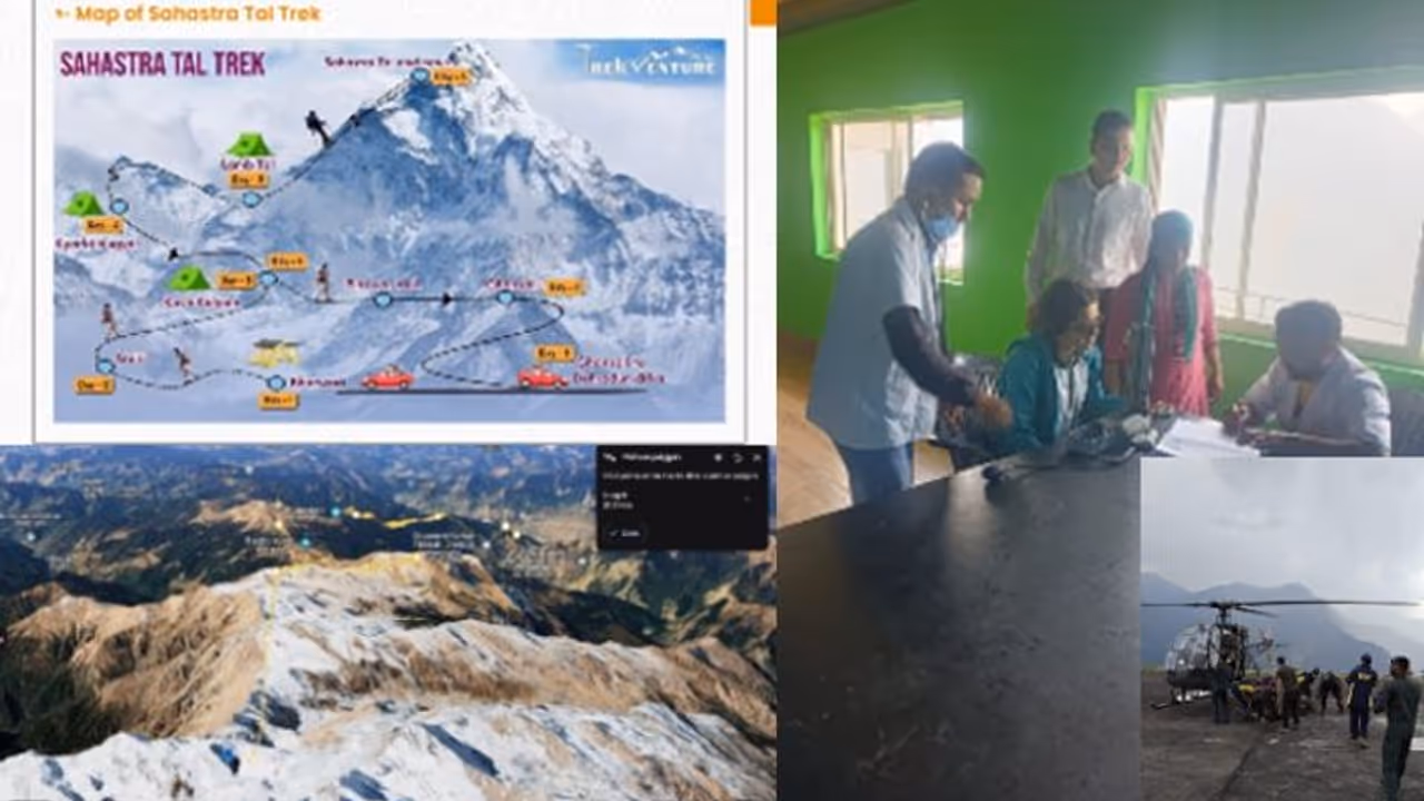Sahastra Tal tragedy: 9 trekkers from Karnataka dead, several residents stranded: rescue underway Sahastra Tal tragedy: 9 trekkers from Karnataka dead, several residents stranded: rescue underway