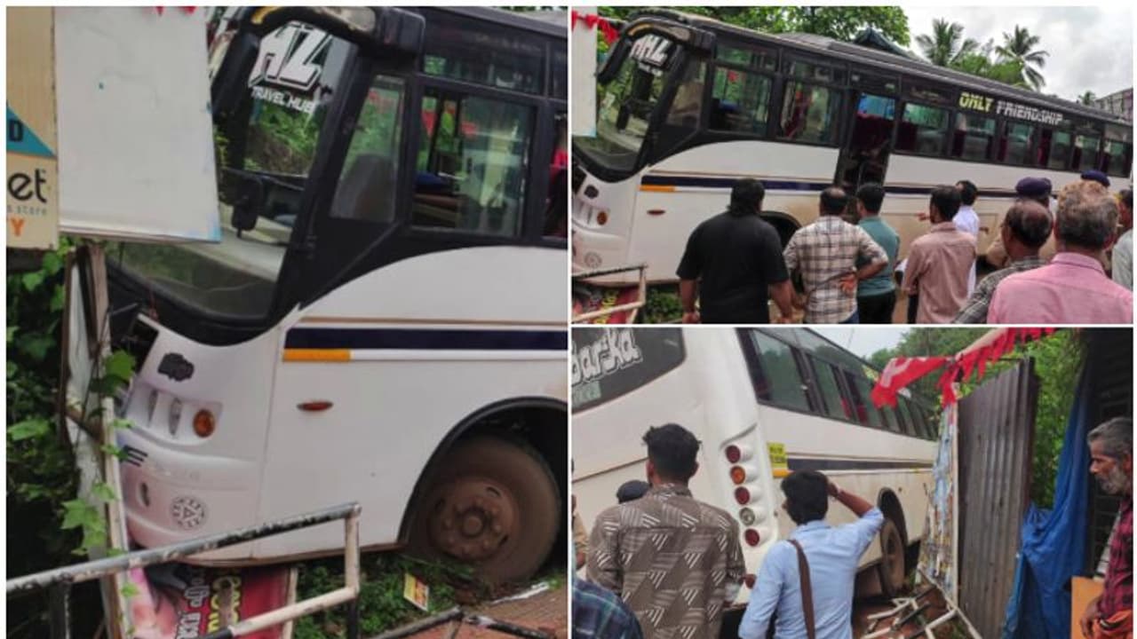 ബസ് ഓടിക്കുന്നതിനിടെ ഡ്രൈവർ കുഴഞ്ഞുവീണു മരിച്ചു; റോഡരികിലേക്ക് ഇടിച്ചു കയറി, യാത്രക്കാർക്ക് പരിക്കില്ല