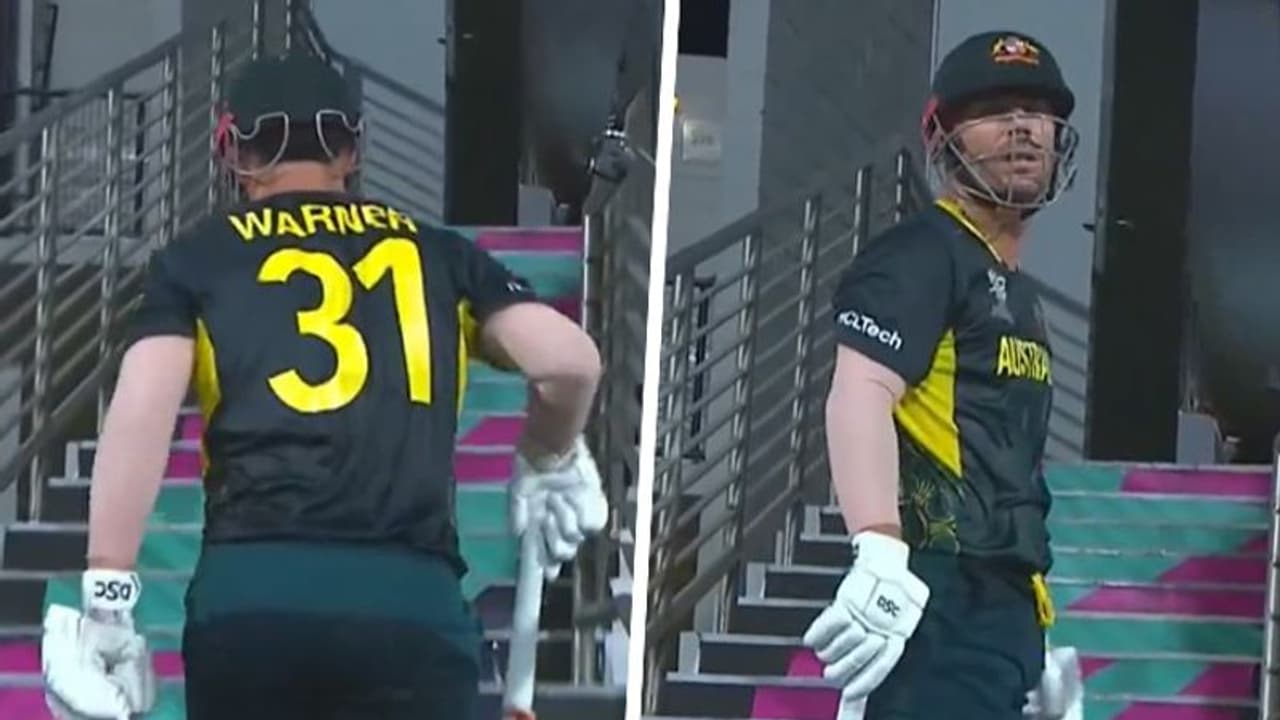 T20 WC 2024, Aus vs Oman: Warner heads to wrong dressing room after dismissal, leaves fans in splits (WATCH)