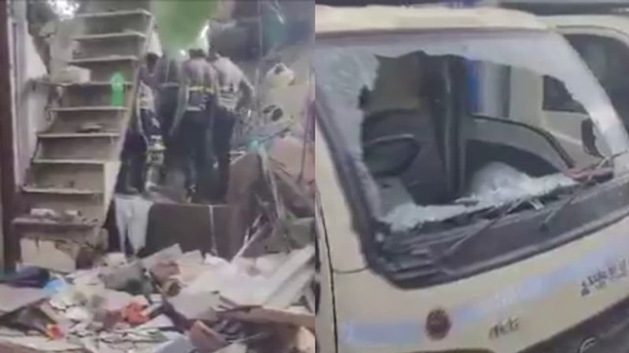 ഗ്യാസ് സിലിണ്ടർ പൊട്ടിത്തെറിച്ചു, പിന്നാലെ വീടുകളിലേക്ക് തീപടർന്നു, പത്ത് പേർക്ക് പരിക്ക്: സംഭവം മുബൈയിൽ