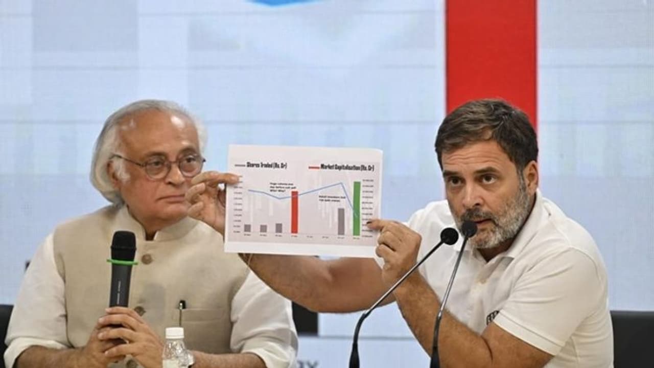 பங்குச்சந்தையில் ஊழல்: ராகுல் காந்தி பரபரப்பு குற்றச்சாட்டு! பங்குச்சந்தையில் ஊழல்: ராகுல் காந்தி பரபரப்பு குற்றச்சாட்டு!