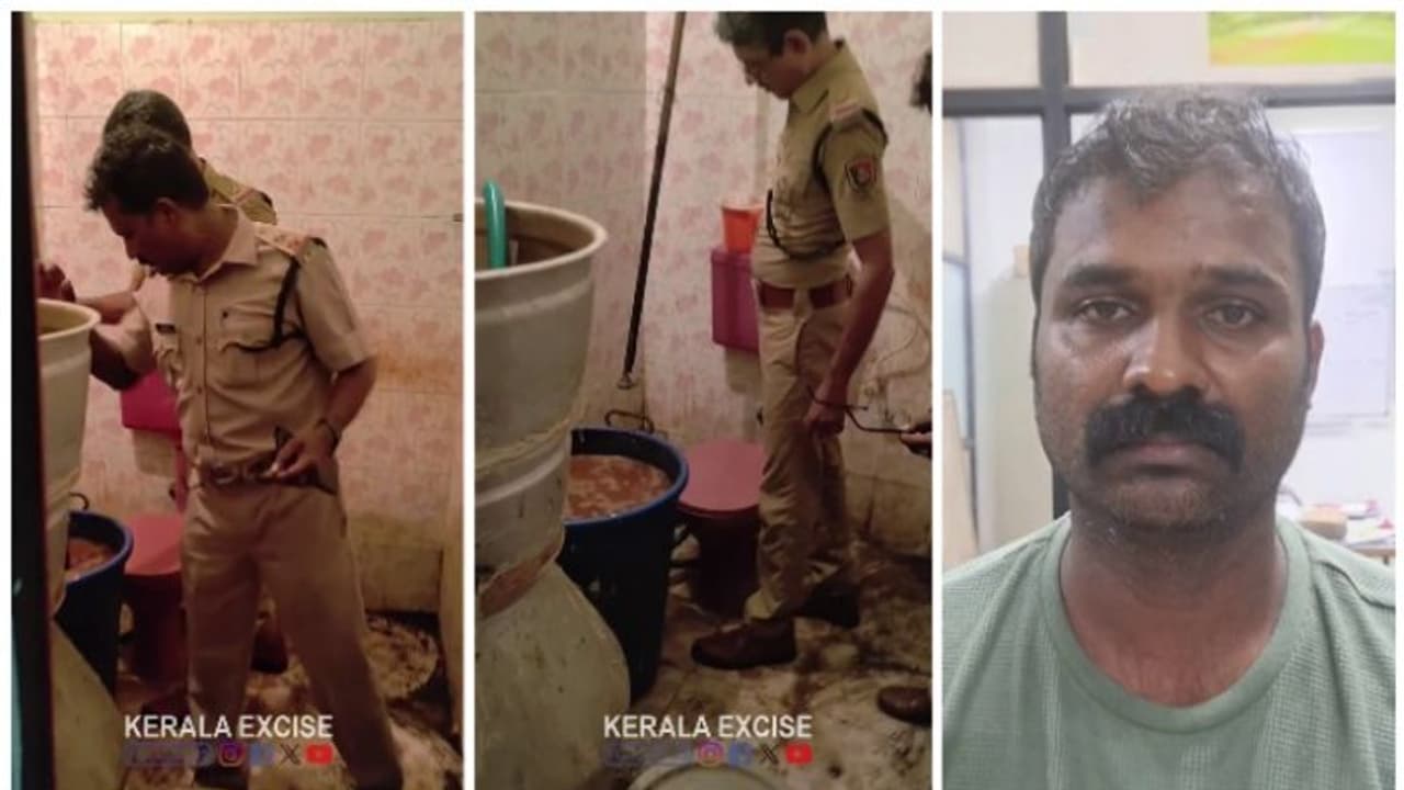 വൻ സംവിധാനങ്ങളുമായി വീടിന്റെ ബാത്ത് റൂമിൽ വ്യാജ വാറ്റ്; അറിഞ്ഞെത്തിയ എക്സൈസുകാർ പിടിച്ചത് 2000 ലിറ്റർ വാഷ് വൻ സംവിധാനങ്ങളുമായി വീടിന്റെ ബാത്ത് റൂമിൽ വ്യാജ വാറ്റ്; അറിഞ്ഞെത്തിയ എക്സൈസുകാർ പിടിച്ചത് 2000 ലിറ്റർ വാഷ്