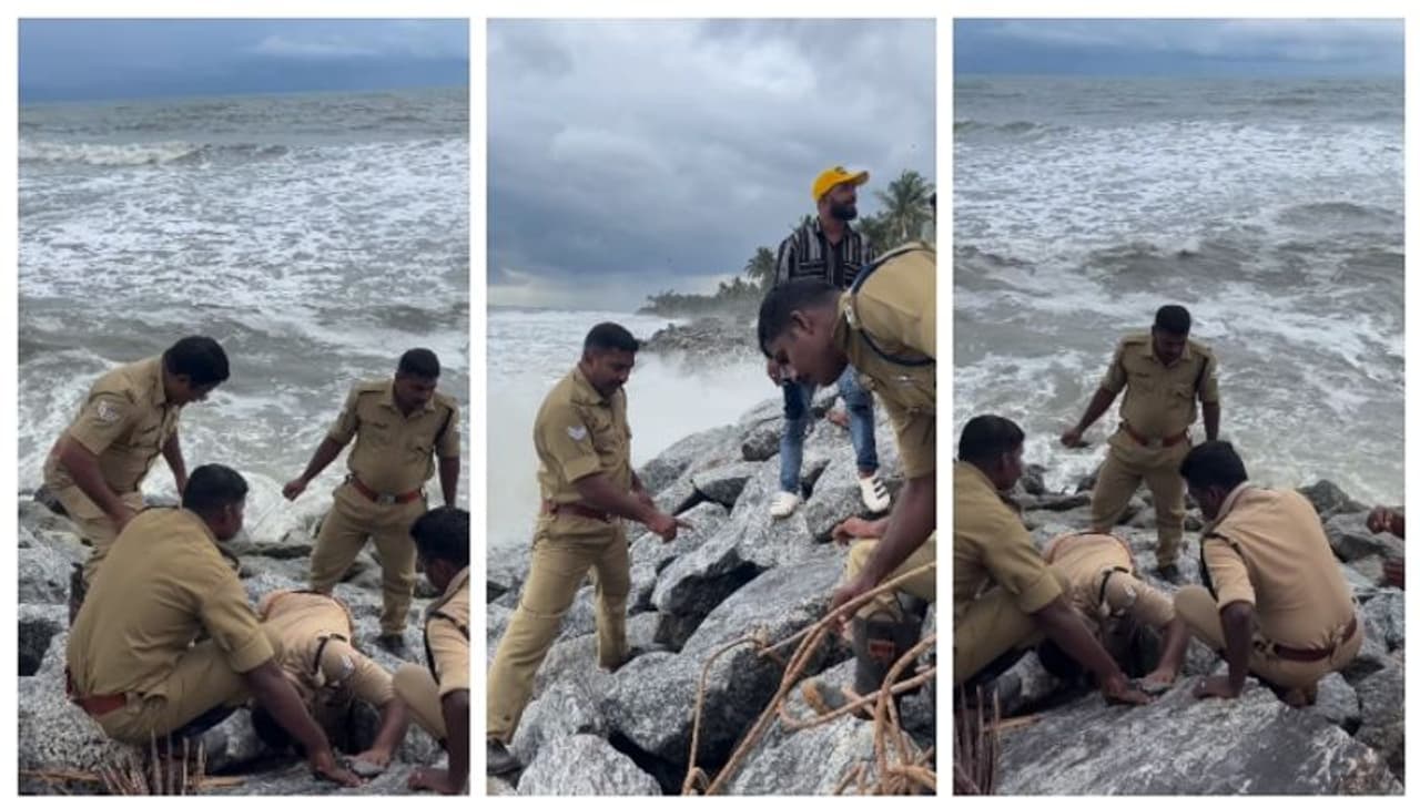  കുട്ടേട്ടാ...; ഫയര്‍ ഫോഴ്സ് കടല്‍ത്തീരത്ത് ഏഴ് മണിക്കൂര്‍ തെരഞ്ഞത് ഒന്നര ലക്ഷത്തിന്‍റെ ഐ ഫോണ്‍, വീഡിയോ വൈറല്‍