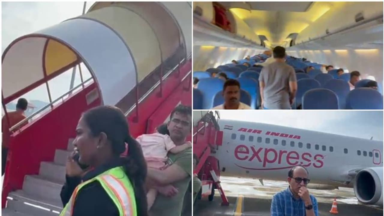 കരിപ്പൂരിൽ ഇറക്കേണ്ട വിമാനം കൊച്ചിയിൽ ഇറക്കി; വിമാനത്തിൽ നിന്നിറങ്ങാതെ പ്രതിഷേധിച്ച് യാത്രക്കാർ കരിപ്പൂരിൽ ഇറക്കേണ്ട വിമാനം കൊച്ചിയിൽ ഇറക്കി; വിമാനത്തിൽ നിന്നിറങ്ങാതെ പ്രതിഷേധിച്ച് യാത്രക്കാർ