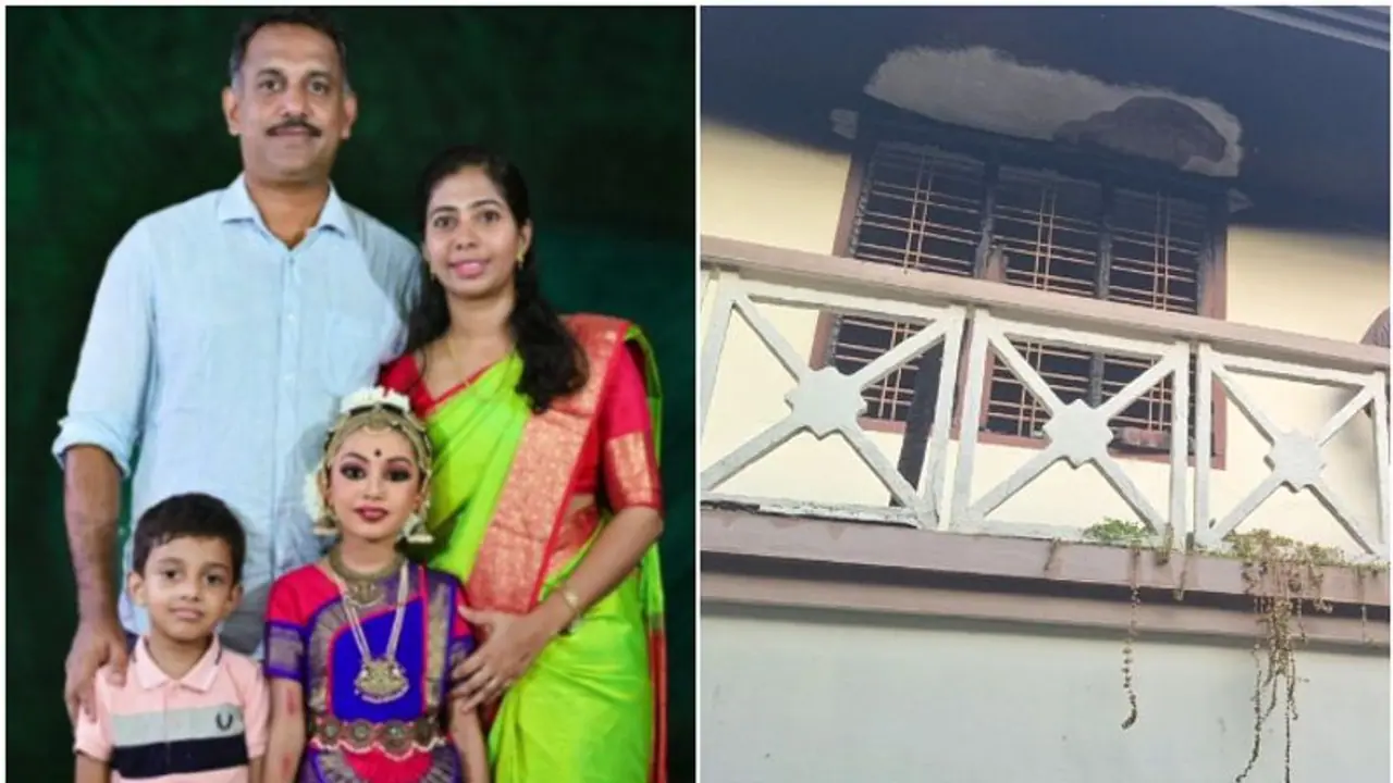 അതിദാരുണം; അങ്കമാലിയിൽ വീടിന് തീ പിടിച്ചു 4 പേർ മരിച്ചു, മരിച്ചത് അച്ഛനും അമ്മയും 2കുട്ടികളും അതിദാരുണം; അങ്കമാലിയിൽ വീടിന് തീ പിടിച്ചു 4 പേർ മരിച്ചു, മരിച്ചത് അച്ഛനും അമ്മയും 2കുട്ടികളും