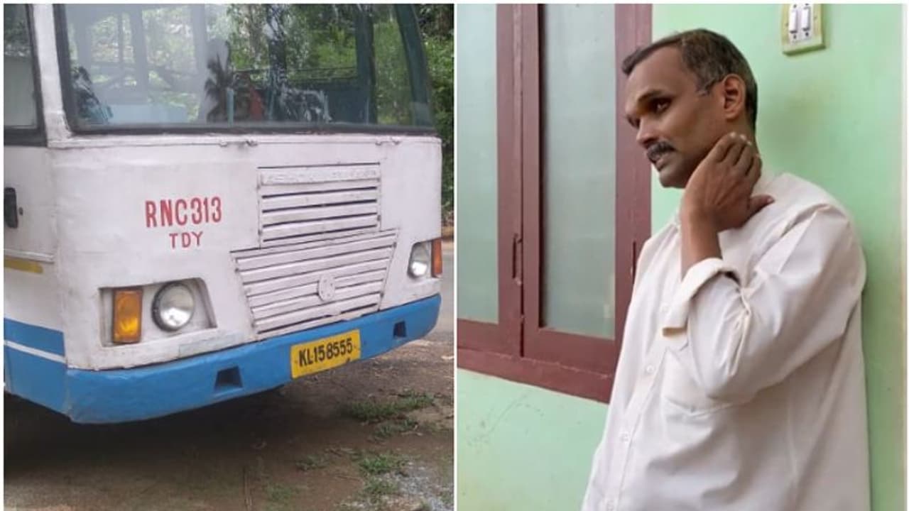 വീടിന് മുന്പിൽ നിർത്തിയില്ല; കെഎസ്ആര്ടിസി ഡ്രൈവറെ യാത്രക്കാരൻ ബസ് ഓടിക്കൊണ്ടിരിക്കെ മർദിച്ചെന്ന് പരാതി വീടിന് മുന്പിൽ നിർത്തിയില്ല; കെഎസ്ആര്ടിസി ഡ്രൈവറെ യാത്രക്കാരൻ ബസ് ഓടിക്കൊണ്ടിരിക്കെ മർദിച്ചെന്ന് പരാതി