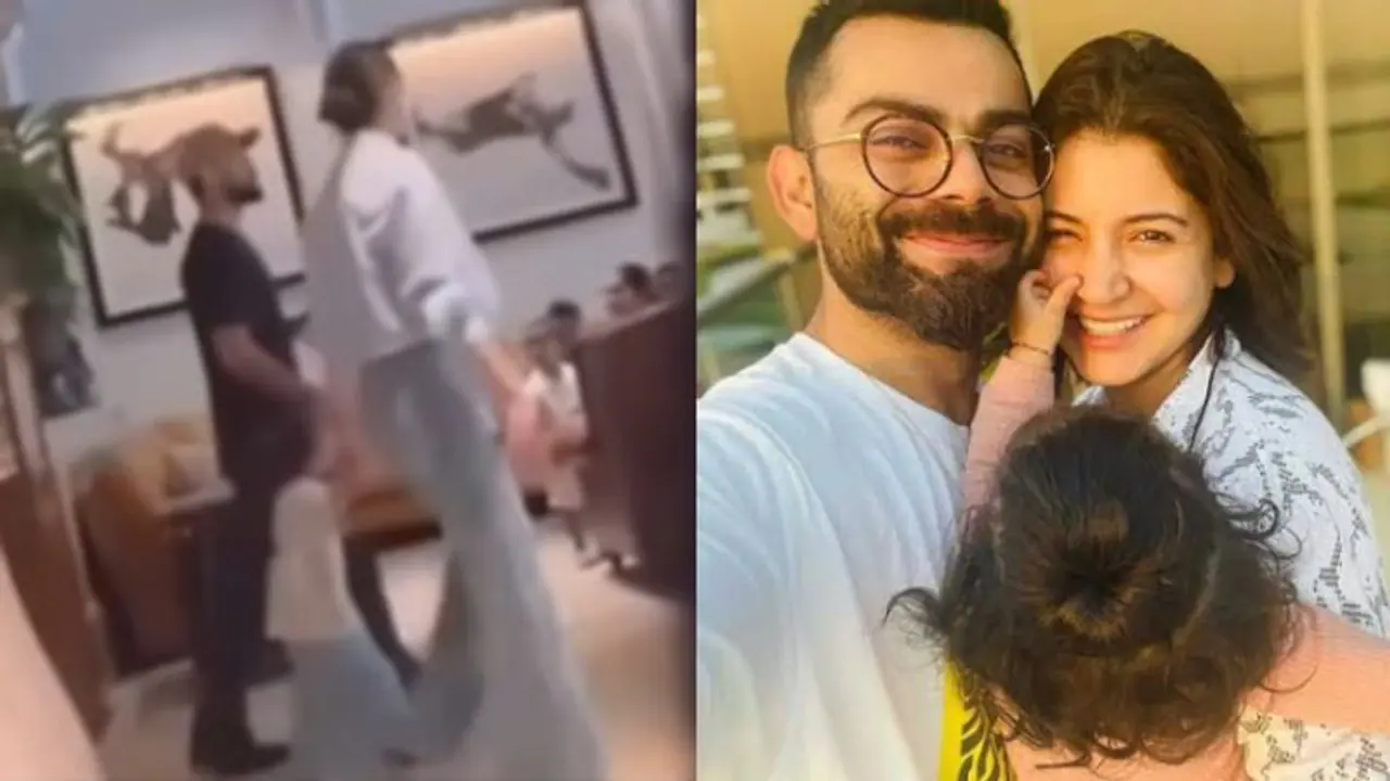WATCH: Virat Kohli, Anushka Sharma look adorable as they walk hand in hand with daughter Vamika in New York