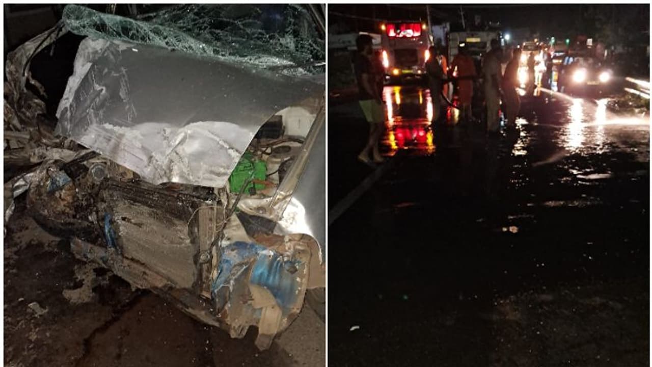 എടവണ്ണ കൊയിലാണ്ടി റോഡിൽ പുലർച്ചെ അപകടം; കാറും ടൂറിസ്റ്റ് ബസും കൂട്ടിയിടിച്ചു, യുവതിക്ക് ദാരുണാന്ത്യം