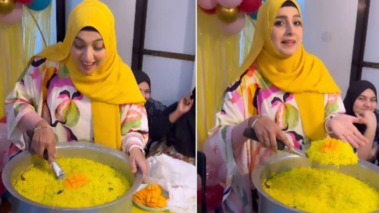 ബിരിയാണിയോട് എന്തിനിത് ചെയ്തു? യുവതിയുടെ മാങ്ങ ബിരിയാണിക്ക് വൻ വിമർശനം