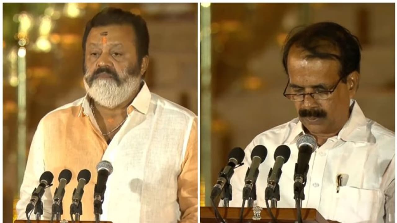  ക്യാബിനറ്റ് പദവിയില്ല; സുരേഷ് ഗോപിയും ജോർജ് കുര്യനും സഹമന്ത്രിമാർ, സത്യപ്രതിജ്ഞ ചെയ്തു