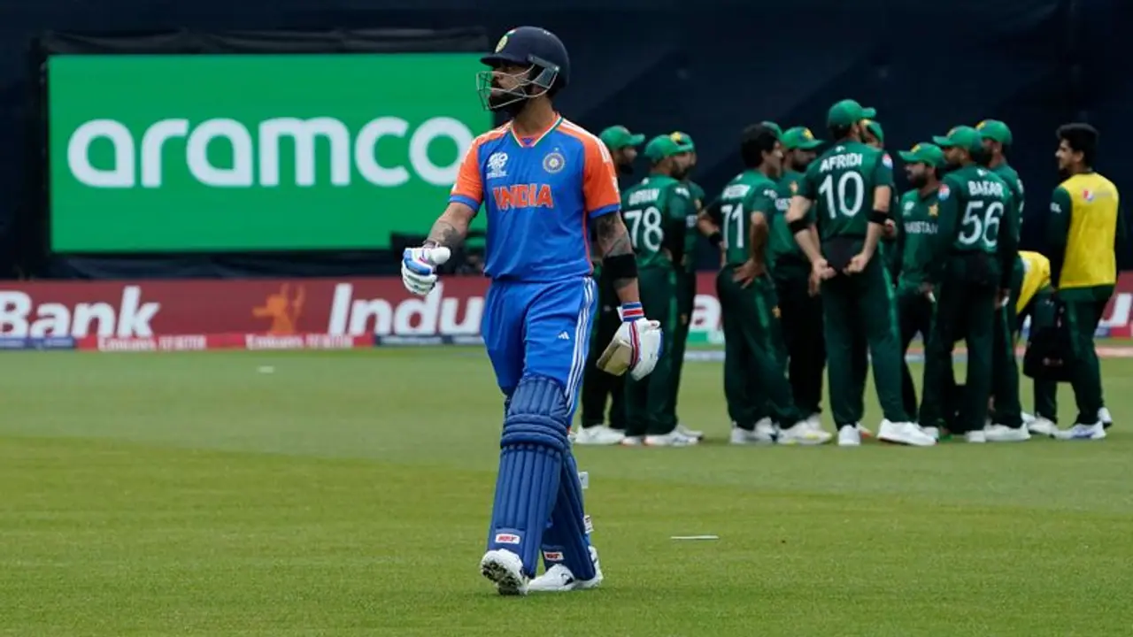 T20 World Cup 2024: India suffer mid innings collapse against Pakistan, end with below par score of 119 T20 World Cup 2024: India suffer mid innings collapse against Pakistan, end with below par score of 119
