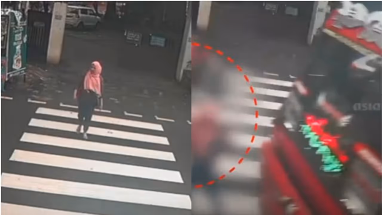 കോഴിക്കോട് സീബ്രാ ലൈനിലെ മരണപ്പാച്ചിൽ; വിദ്യാർത്ഥിനിയെ ഇടിച്ച ബസ് ഡ്രൈവർക്കെതിരെ കേസെടുത്തു