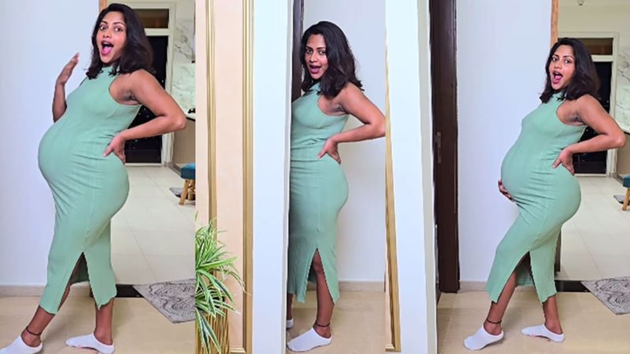 நிறைமாத நிலவே வா வா.. 9 மாதத்தில் க்யூட்டாக டான்ஸ் ஆடும் அமலா பால்.. வைரல் வீடியோ.. நிறைமாத நிலவே வா வா.. 9 மாதத்தில் க்யூட்டாக டான்ஸ் ஆடும் அமலா பால்.. வைரல் வீடியோ..