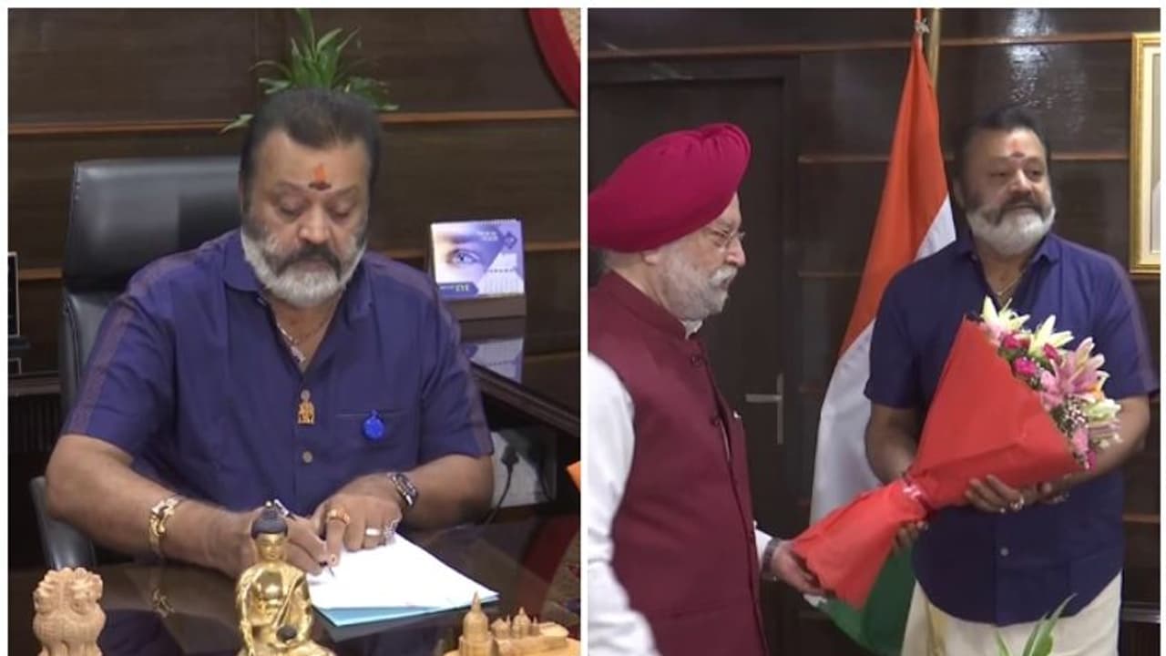 'ട്വിസ്റ്റുകൾ തീർന്നു'; പെട്രോളിയം ടൂറിസം സഹമന്ത്രിയായി സുരേഷ് ഗോപി ചുമതലയേറ്റു, വൈകിട്ട് കേരളത്തിലെത്തും 'ട്വിസ്റ്റുകൾ തീർന്നു'; പെട്രോളിയം ടൂറിസം സഹമന്ത്രിയായി സുരേഷ് ഗോപി ചുമതലയേറ്റു, വൈകിട്ട് കേരളത്തിലെത്തും