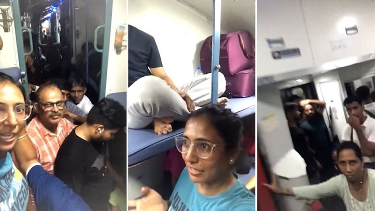 Overcrowded trains and ticketless travelers: Passengers share frustrations on social media (WATCH) Overcrowded trains and ticketless travelers: Passengers share frustrations on social media (WATCH)