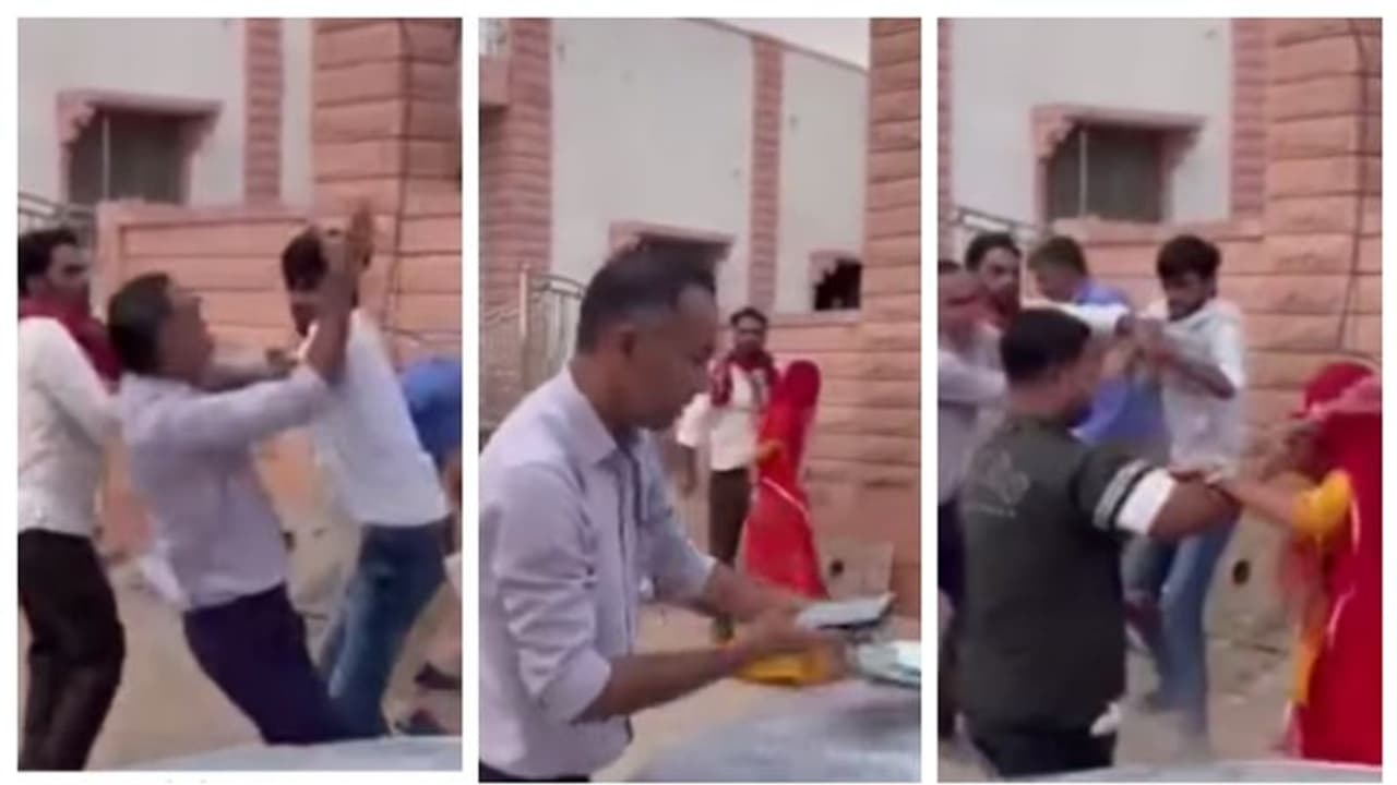 വൈദ്യുതി മോഷ്ടിച്ചെന്ന് പരാതി; വീട്ടുടമയും വൈദ്യുതി വകുപ്പ് ഉദ്യോഗസ്ഥനും തമ്മില്‍ തല്ല്, വീഡിയോ വൈറല്‍ 