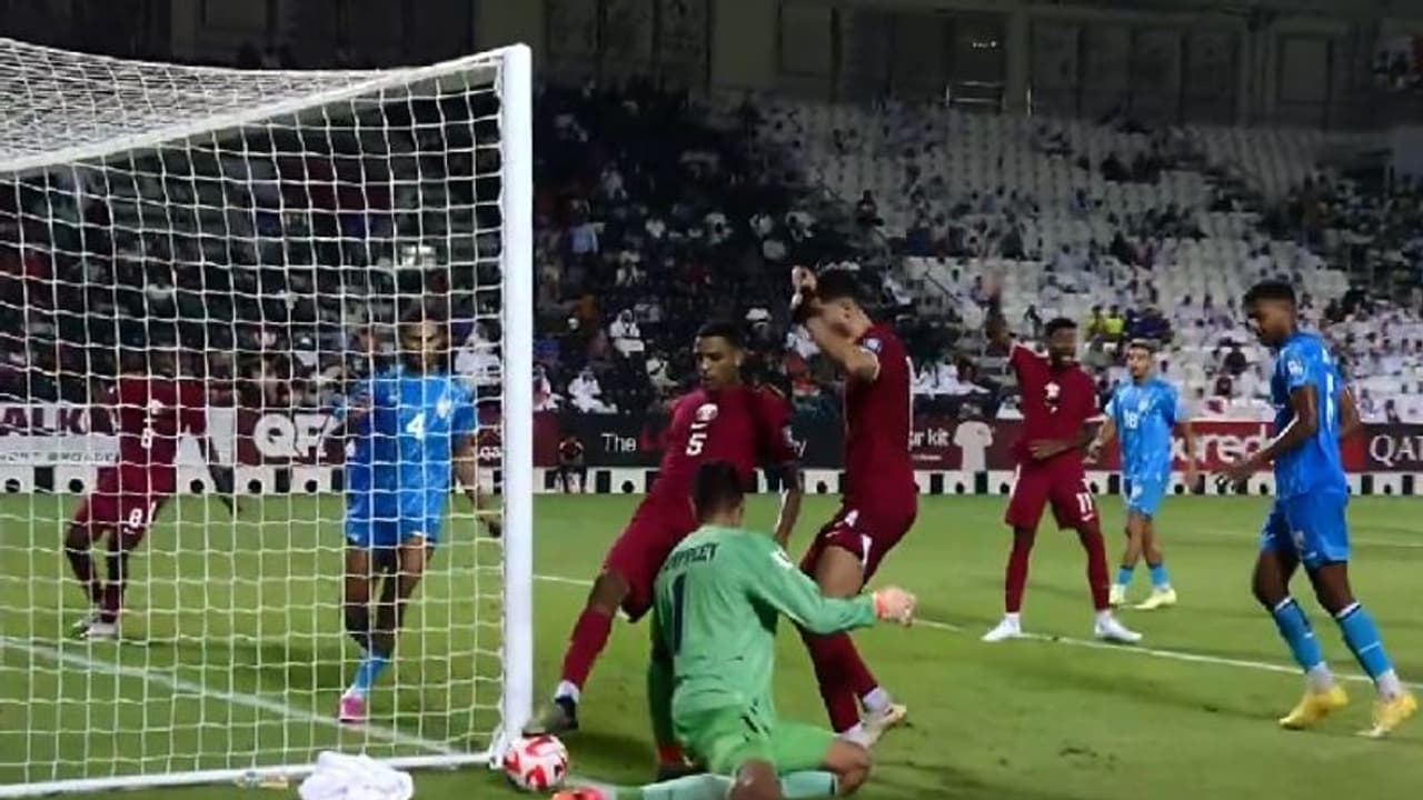 ಫಿಫಾ ವಿಶ್ವಕಪ್ ಅರ್ಹತಾ ಟೂರ್ನಿ: ಫುಟ್ಬಾಲ್: ದೋಹಾದಲ್ಲಿ ಭಾರತಕ್ಕೆ ದ್ರೋಹಾ! ಮೋಸ ಮಾಡಿ ಗೆದ್ದ ಕತಾರ್ ಫಿಫಾ ವಿಶ್ವಕಪ್ ಅರ್ಹತಾ ಟೂರ್ನಿ: ಫುಟ್ಬಾಲ್: ದೋಹಾದಲ್ಲಿ ಭಾರತಕ್ಕೆ ದ್ರೋಹಾ! ಮೋಸ ಮಾಡಿ ಗೆದ್ದ ಕತಾರ್