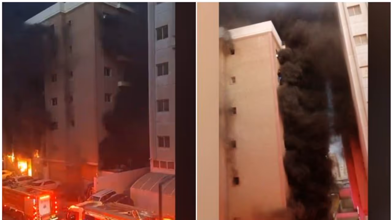 four people died in labour camp fire in kuwait four people died in labour camp fire in kuwait