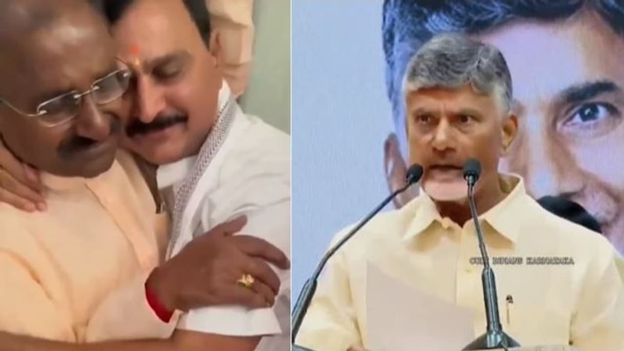 ಕಾರ್ಯಕರ್ತನ ಗುರುತಿಸಿ ಸಚಿವನನ್ನಾಗಿ ಮಾಡಿದ ಬಿಜೆಪಿಯನ್ನು ಶ್ಲಾಘಿಸಿದ ನಾಯ್ಡು: ವೀಡಿಯೋ ವೈರಲ್‌