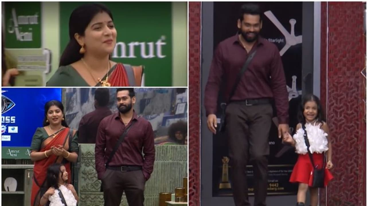 ബിഗ് ബോസ് വീട്ടുകാരെ അത്ഭുതപ്പെടുത്തി അതിഥികള്‍; ജാനകിയും അഭിയും പൊന്നുസും