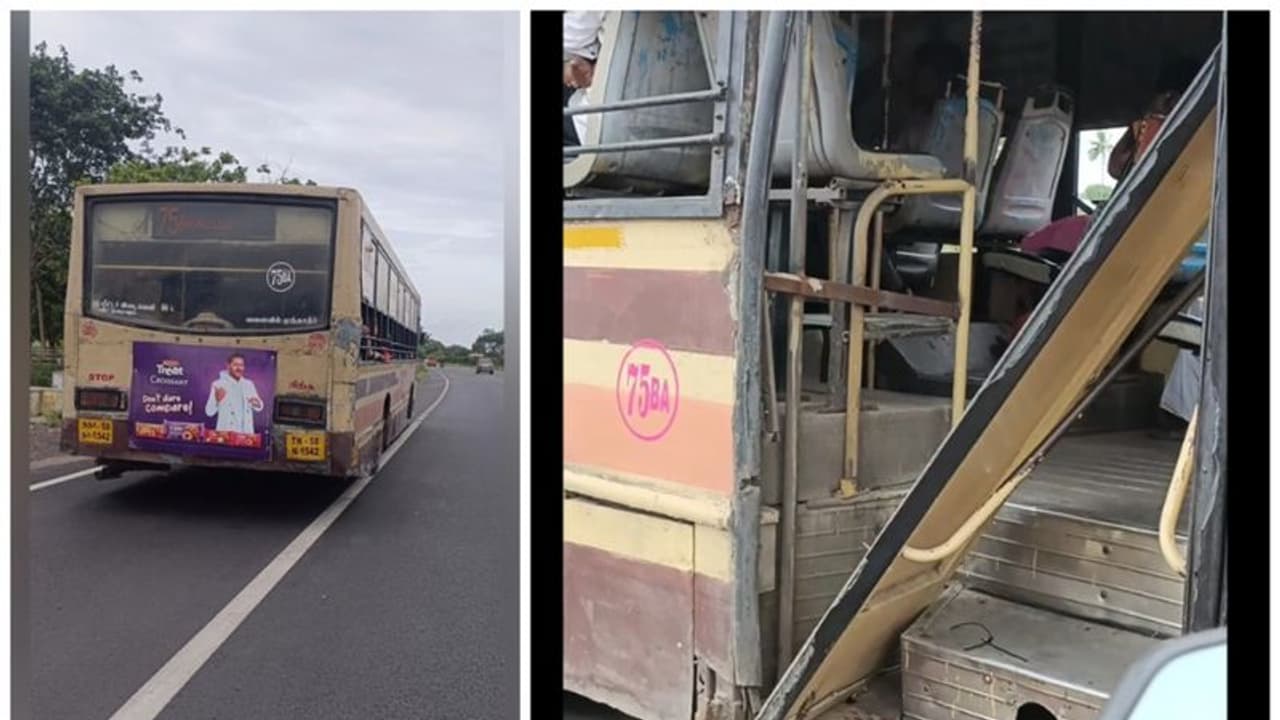 ஓட்டை, உடைசலுடன் அரசுப் பேருந்துகள்; பெண்களுக்கு இலவச பயணம் என்ற பெயரில் உயிருக்கு உலை வைக்கும் அரசு