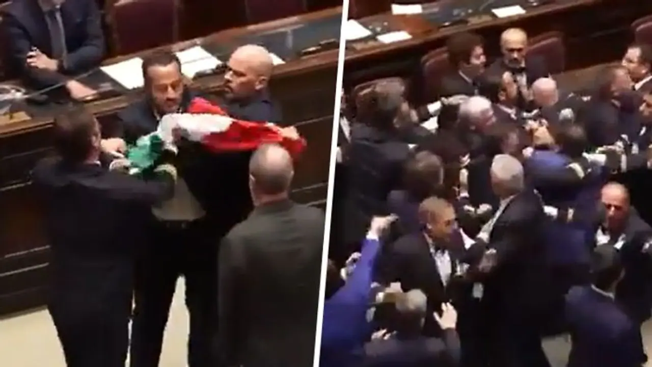 Fistfight erupts in Italian Parliament amidst debate on regional autonomy expansion; video goes viral (WATCH) Fistfight erupts in Italian Parliament amidst debate on regional autonomy expansion; video goes viral (WATCH)