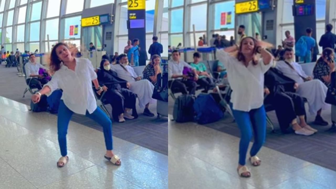 Viral Video: Influencer dances to Deepika Padukone's song at Kolkata airport, internet is embarrassed 