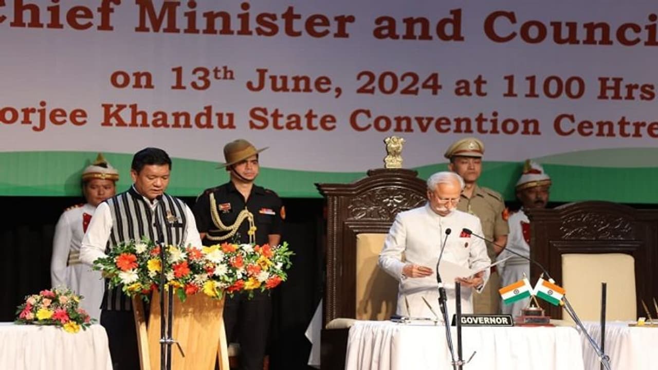 ಅರುಣಾಚಲ ಪ್ರದೇಶ: 3ನೇ ಬಾರಿ ಸಿಎಂ ಆಗಿ ಪೆಮಾ ಖಂಡು ಶಪಥ