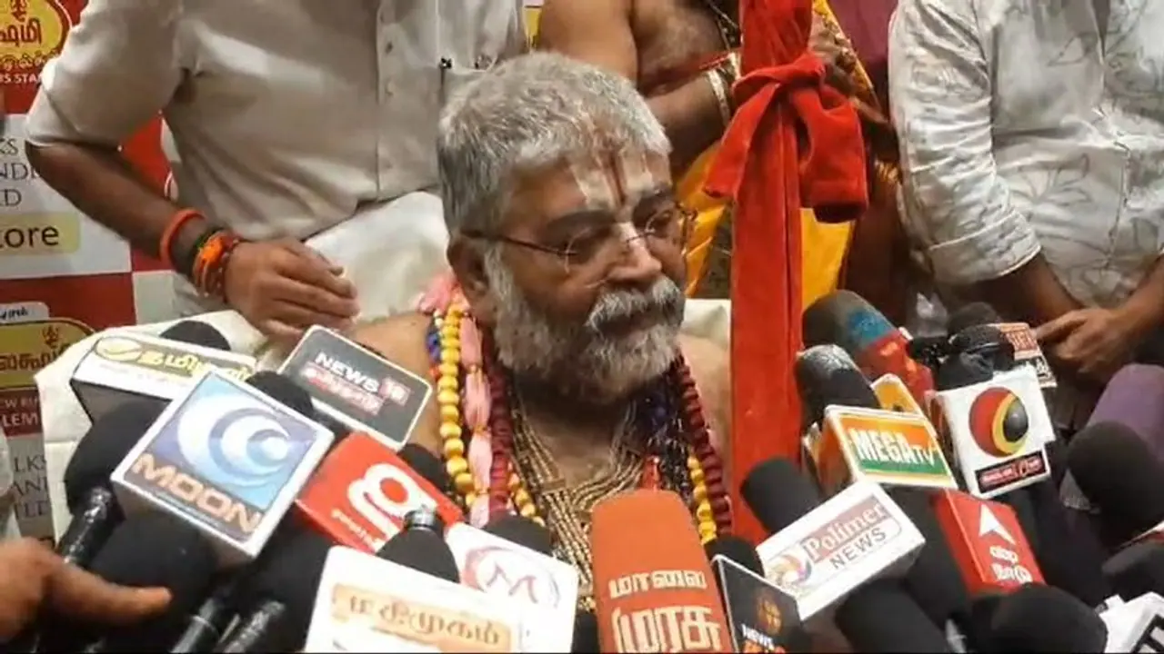 "அறநிலையத்துறை கட்டுப்பாட்டில் மசூதி, தேவாலயம்" திமுகவுக்கு தெம்பும், திராணியும் உள்ளதா? ஜீயர் சவால்