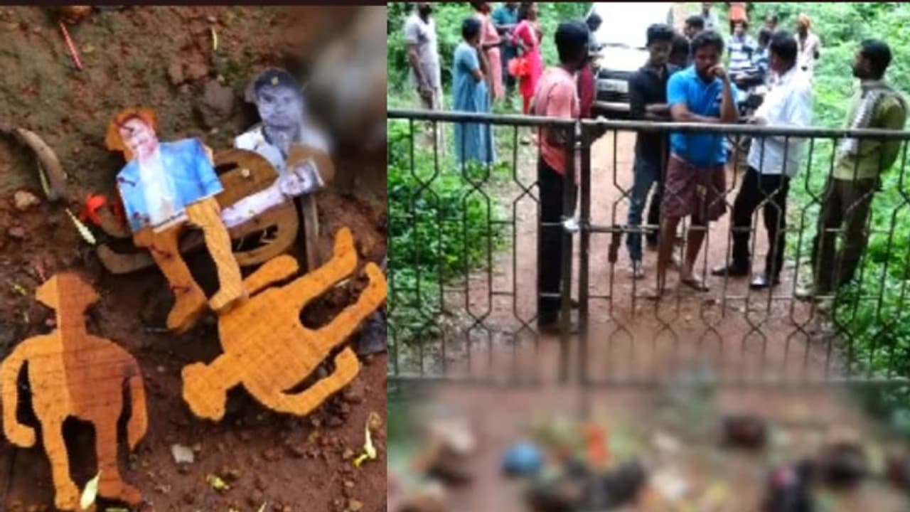 '25 ആടുകളുടെ തല, കൂടെ 25 പേരുടെ ഫോട്ടോ, വിചിത്ര രൂപം'; മലയാളിയുടെ ഉടമസ്ഥതയിലുള്ള തർക്ക ഭൂമിയിൽ ദുർമന്ത്രവാദം? '25 ആടുകളുടെ തല, കൂടെ 25 പേരുടെ ഫോട്ടോ, വിചിത്ര രൂപം'; മലയാളിയുടെ ഉടമസ്ഥതയിലുള്ള തർക്ക ഭൂമിയിൽ ദുർമന്ത്രവാദം?