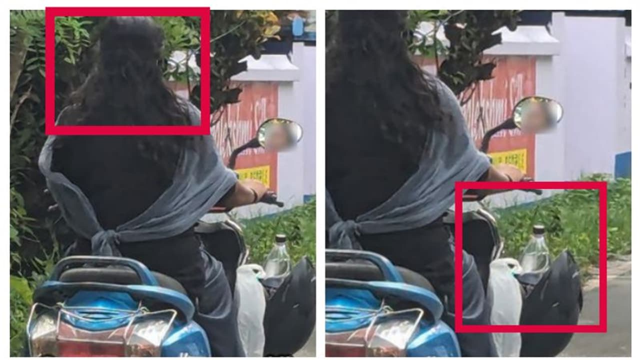 ഹെൽമറ്റിൽ കുപ്പിവെള്ളം! യുവതിയുടെ സ്കൂട്ടർ യാത്ര കണ്ട് ഞെട്ടിയ എംവിഡി ചോദിച്ചത് ഇങ്ങനെ, കയ്യടിച്ച് ജനം ഹെൽമറ്റിൽ കുപ്പിവെള്ളം! യുവതിയുടെ സ്കൂട്ടർ യാത്ര കണ്ട് ഞെട്ടിയ എംവിഡി ചോദിച്ചത് ഇങ്ങനെ, കയ്യടിച്ച് ജനം