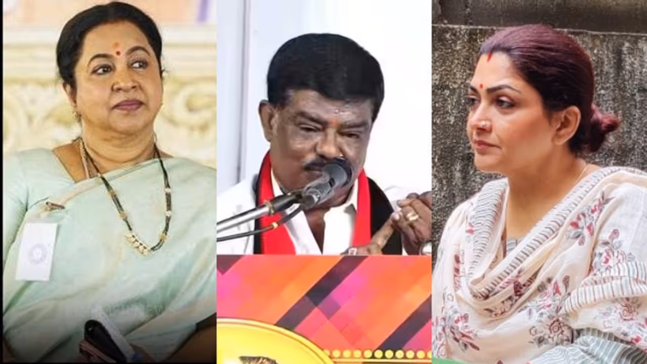 நாய் வாலை.. சர்ச்சையில் சிக்கிய சிவாஜி கிருஷ்ணமூர்த்தி.. சாட்டையை சுழற்றிய குஷ்பூ, ராதிகா சரத்குமார்!