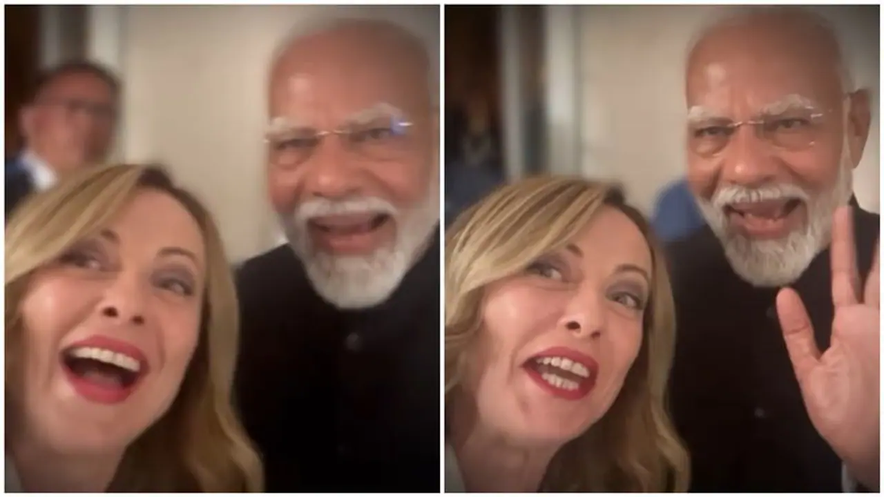 Watch Viral Video: Italy's PM Giorgia Meloni Shares Clip with PM Modi, Featuring 'Melodi'; Internet in splits