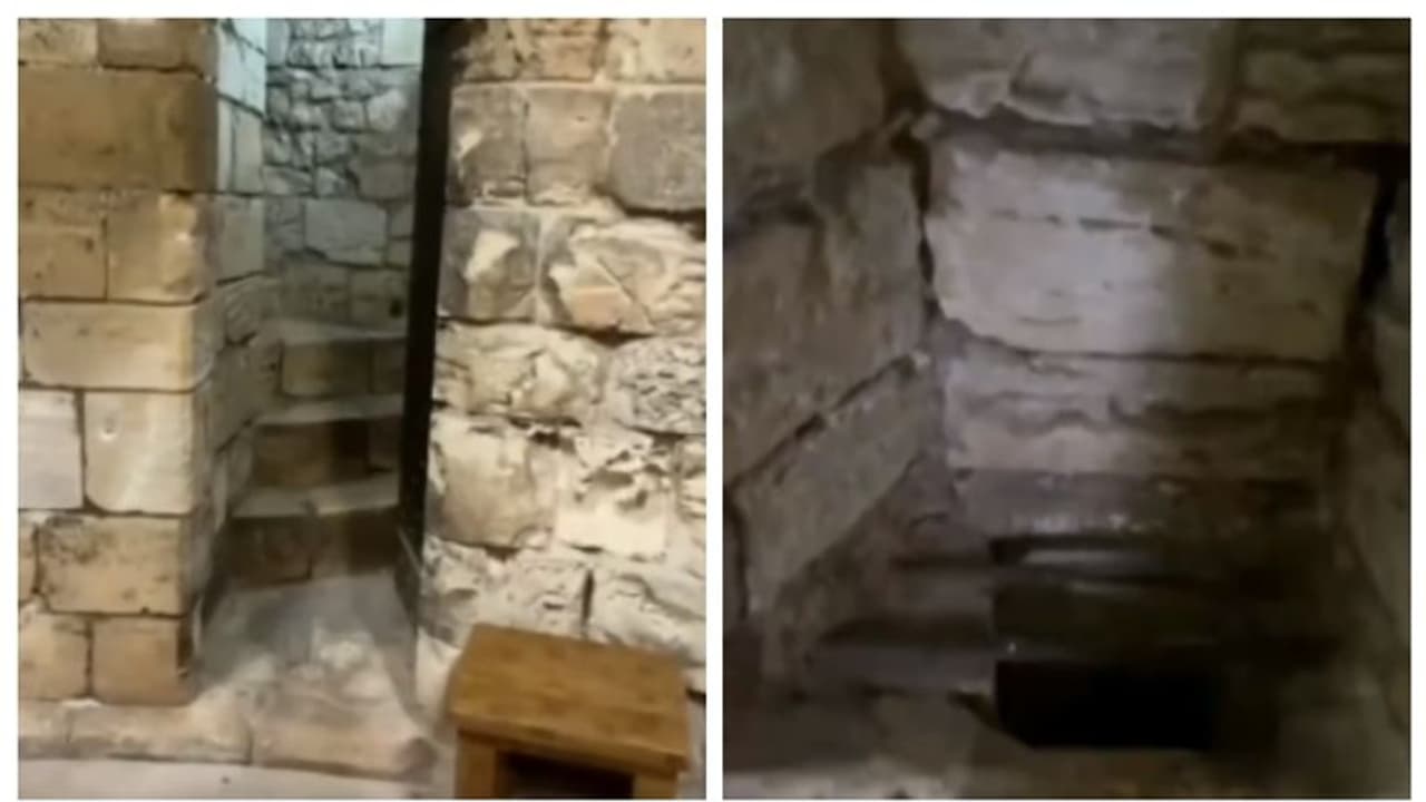 1,000 വർഷം പഴക്കമുള്ള കോട്ടയിൽ മധ്യകാലഘട്ടത്തിലെ ശുചിമുറി; വീഡിയോ വൈറല്‍ 