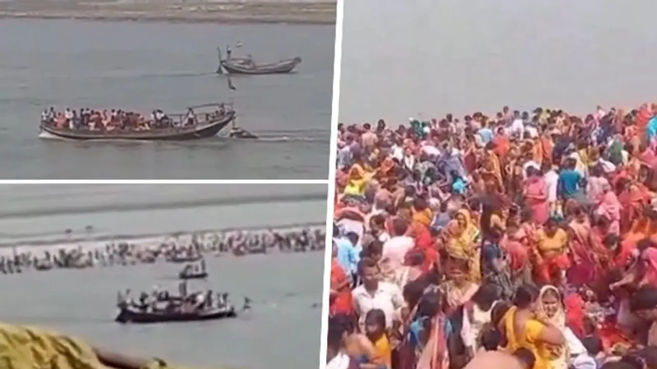 Bihar tragedy: Boat with 17 people capsizes in River Ganga, six go missing