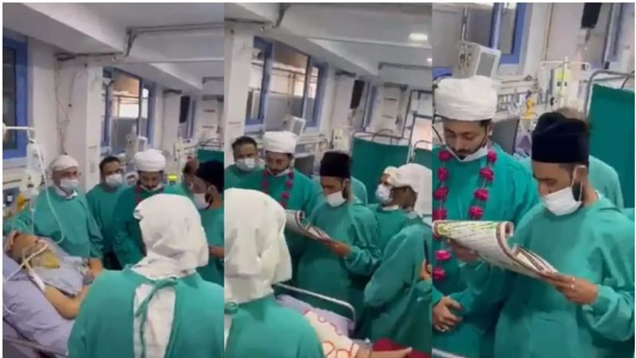 'മക്കളുടെ വിവാഹത്തിൽ പങ്കെടുക്കണം'; പിതാവിന്റെ ആ​ഗ്രഹം സാധിച്ചു, ഐസിയു വിവാഹവേദിയായി