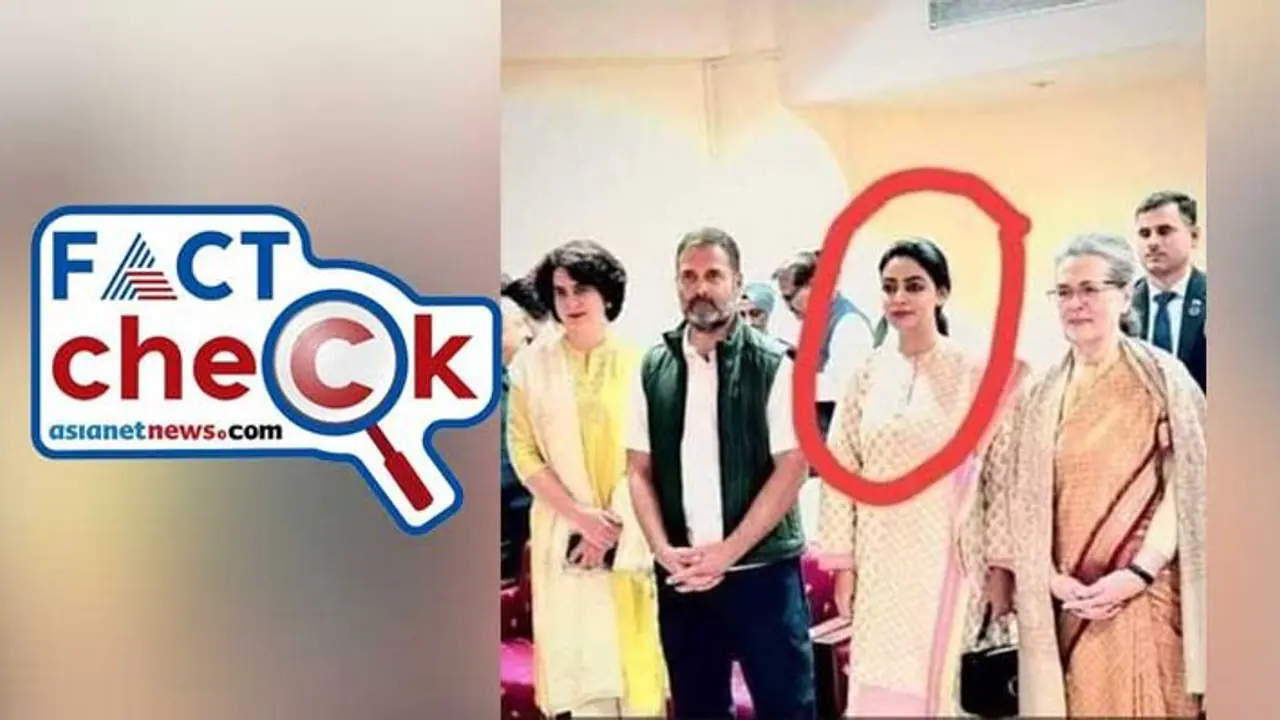 കങ്കണ റണാവത്തിന്‍റെ മുഖത്തടിച്ച കുൽവീന്ദര്‍ കൗര്‍ കോണ്‍ഗ്രസ് നേതാക്കള്‍ക്കൊപ്പമോ? ചിത്രത്തിന്‍റെ വസ്‌തുത 