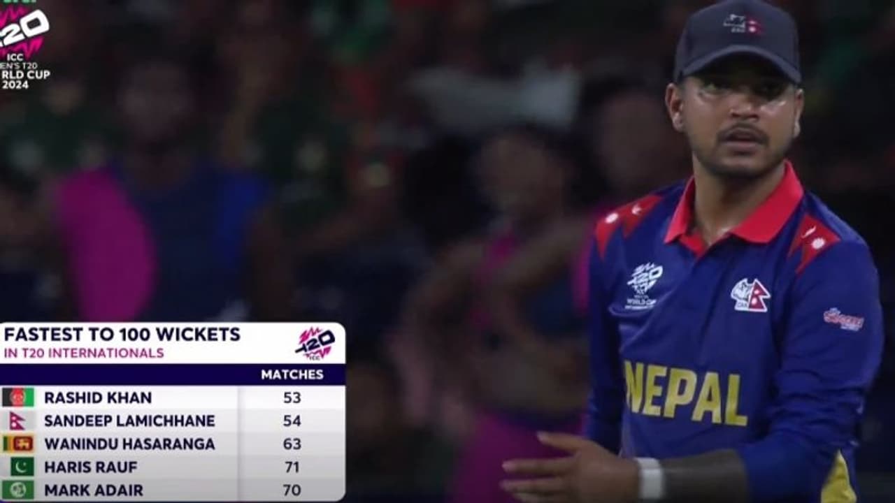 பாலியல் வழக்கில் 8 ஆண்டு தண்டனை விதிக்கப்பட்ட லமிச்சனே 100 விக்கெட்டுகள் கைப்பற்றி சாதனை!