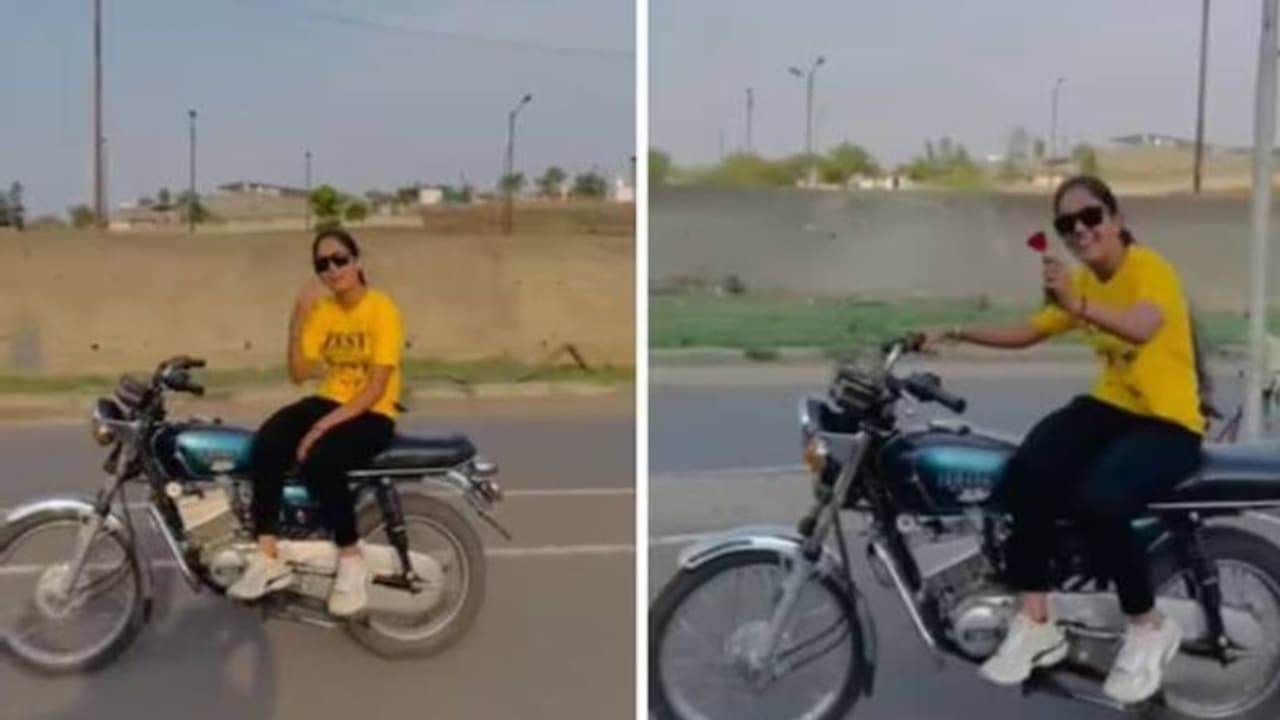 നടുറോഡിലെന്താണ് കാണിക്കുന്നത്? ജീവന് വിലയില്ലേ? യുവതിയുടെ അഭ്യാസപ്രകടനത്തിനെതിരെ വൻവിമർശനം നടുറോഡിലെന്താണ് കാണിക്കുന്നത്? ജീവന് വിലയില്ലേ? യുവതിയുടെ അഭ്യാസപ്രകടനത്തിനെതിരെ വൻവിമർശനം