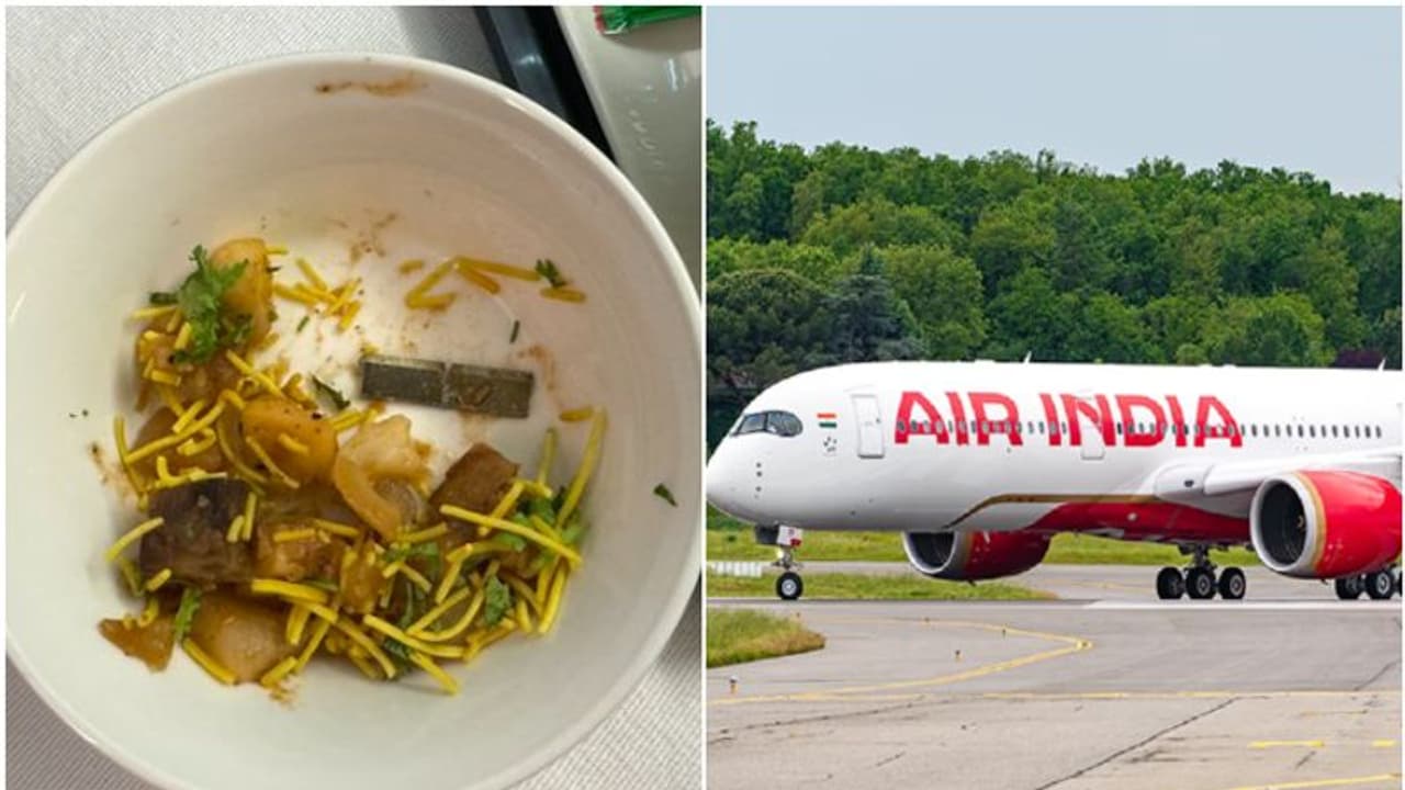 ഭക്ഷണം വായിൽവെച്ചപ്പോൾ എന്തോ അസ്വാഭാവികത, നോക്കിയപ്പോൾ ബ്ലേഡ്; എയർ ഇന്ത്യക്കെതിരെ യാത്രക്കാരൻ ഭക്ഷണം വായിൽവെച്ചപ്പോൾ എന്തോ അസ്വാഭാവികത, നോക്കിയപ്പോൾ ബ്ലേഡ്; എയർ ഇന്ത്യക്കെതിരെ യാത്രക്കാരൻ