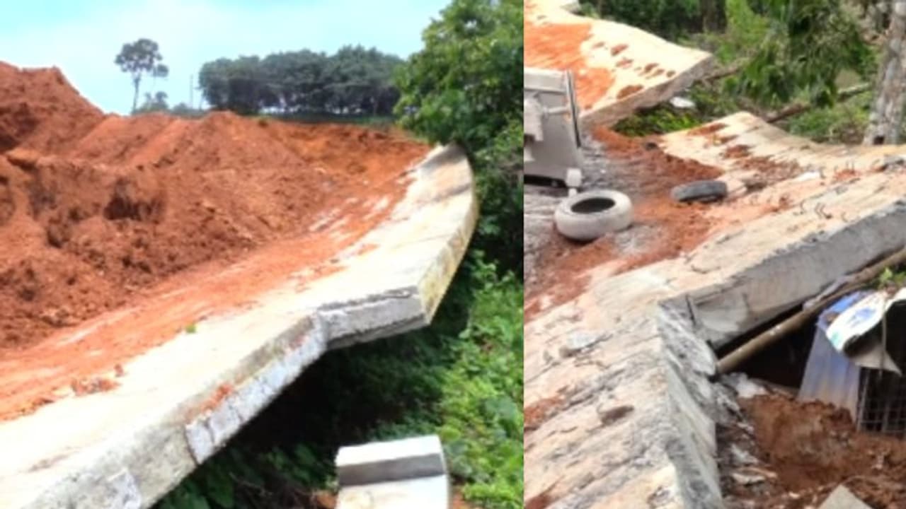 കുന്നത്തുനാട്ടിൽ വില്ല പ്രൊജക്ടിനായി അനധികൃതമായി നിർമിച്ച കൂറ്റൻ മതിൽ തകർന്നു, 25 കുടുംബങ്ങൾ ദുരിതത്തിൽ