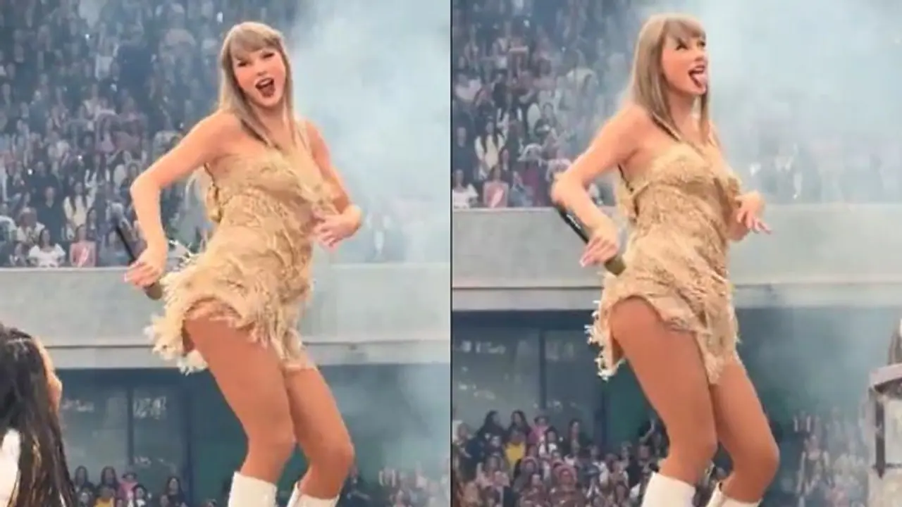 WATCH: Netizens compare Taylor Swift's awkward dance to Salman Khan's 'Baby Ko Bass Pasand Hai'