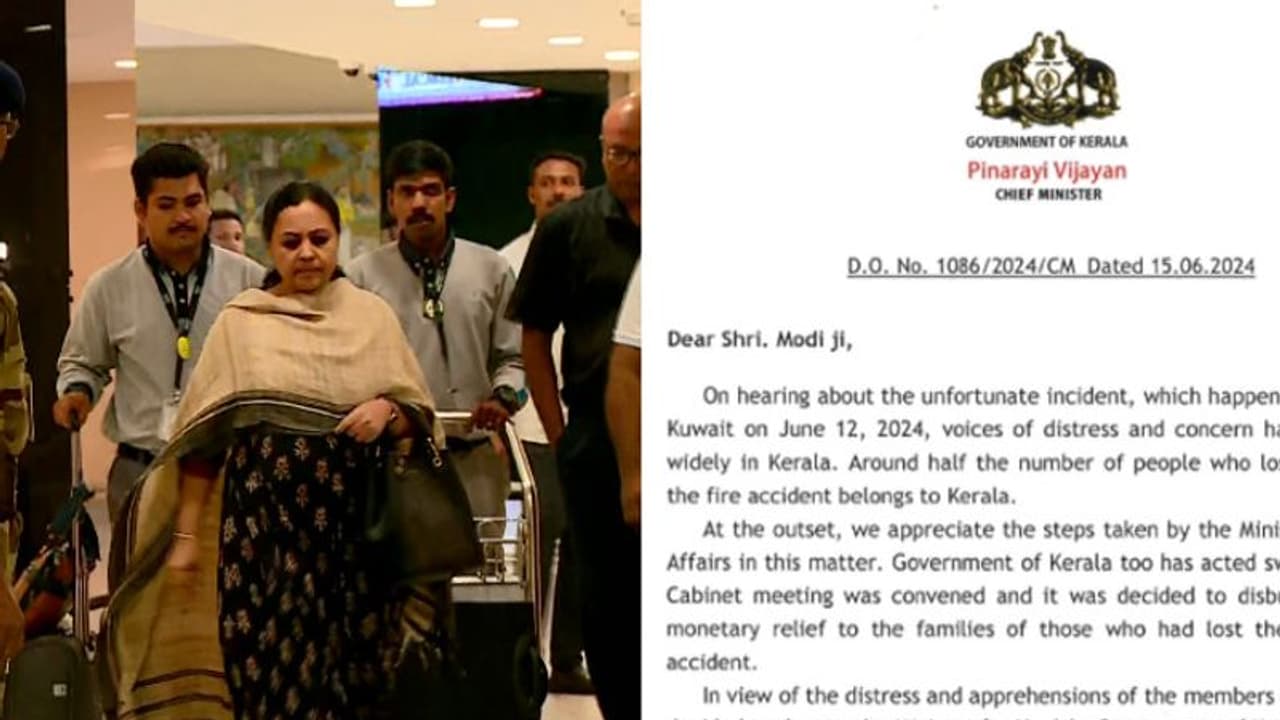 മന്ത്രി വീണക്ക് കുവൈത്ത് യാത്രാനുമതി നിഷേധിച്ചത് ഫെഡറൽതത്വങ്ങൾക്ക് വിരുദ്ധം:മോദിക്ക് മുഖ്യമന്ത്രിയുടെ കത്ത് മന്ത്രി വീണക്ക് കുവൈത്ത് യാത്രാനുമതി നിഷേധിച്ചത് ഫെഡറൽതത്വങ്ങൾക്ക് വിരുദ്ധം:മോദിക്ക് മുഖ്യമന്ത്രിയുടെ കത്ത്