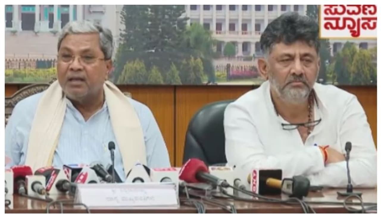 3 ഉപമുഖ്യമന്ത്രിമാർ വേണമെന്ന് മന്ത്രിമാർ, ഹൈക്കമാൻഡ് തീരുമാനിക്കട്ടെയെന്ന് മുഖ്യമന്ത്രി; കർണാടകയിൽ പ്രതിസന്ധി 3 ഉപമുഖ്യമന്ത്രിമാർ വേണമെന്ന് മന്ത്രിമാർ, ഹൈക്കമാൻഡ് തീരുമാനിക്കട്ടെയെന്ന് മുഖ്യമന്ത്രി; കർണാടകയിൽ പ്രതിസന്ധി