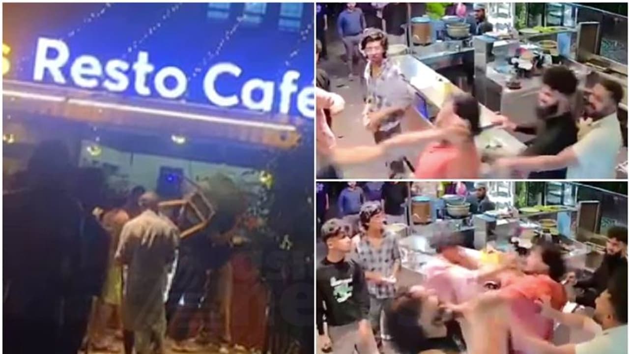 പരസ്പരം അസഭ്യം പറഞ്ഞ് ഭക്ഷണം കഴിക്കാനെത്തിയ യുവാക്കൾ, ഇടപെട്ട് നാട്ടുകാരൻ; തൃശൂരില്‍ ഹോട്ടലിൽ കൂട്ടയടി