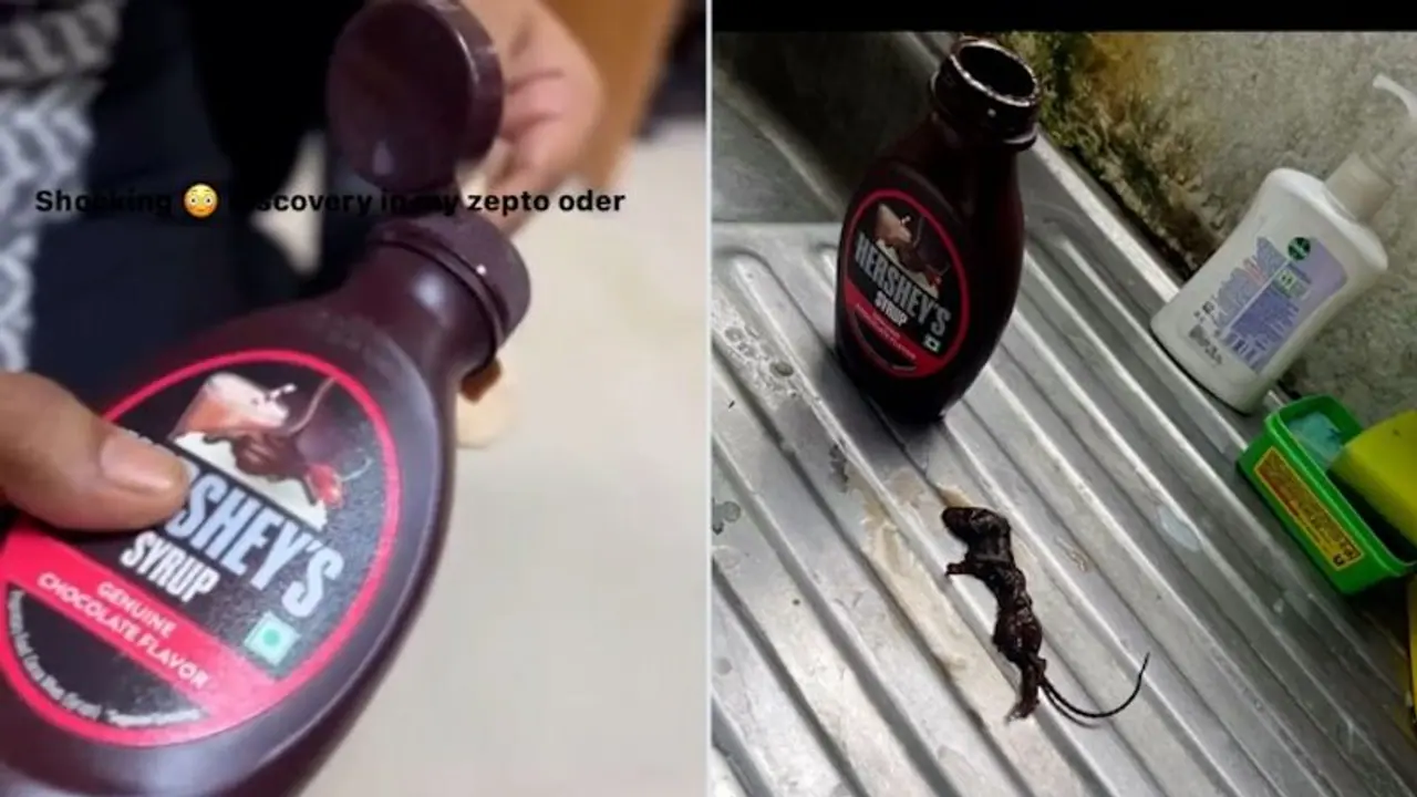 Mumbai SHOCKER! Dead mouse found in Hershey's chocolate syrup, outrage forces company to respond (WATCH) Mumbai SHOCKER! Dead mouse found in Hershey's chocolate syrup, outrage forces company to respond (WATCH)