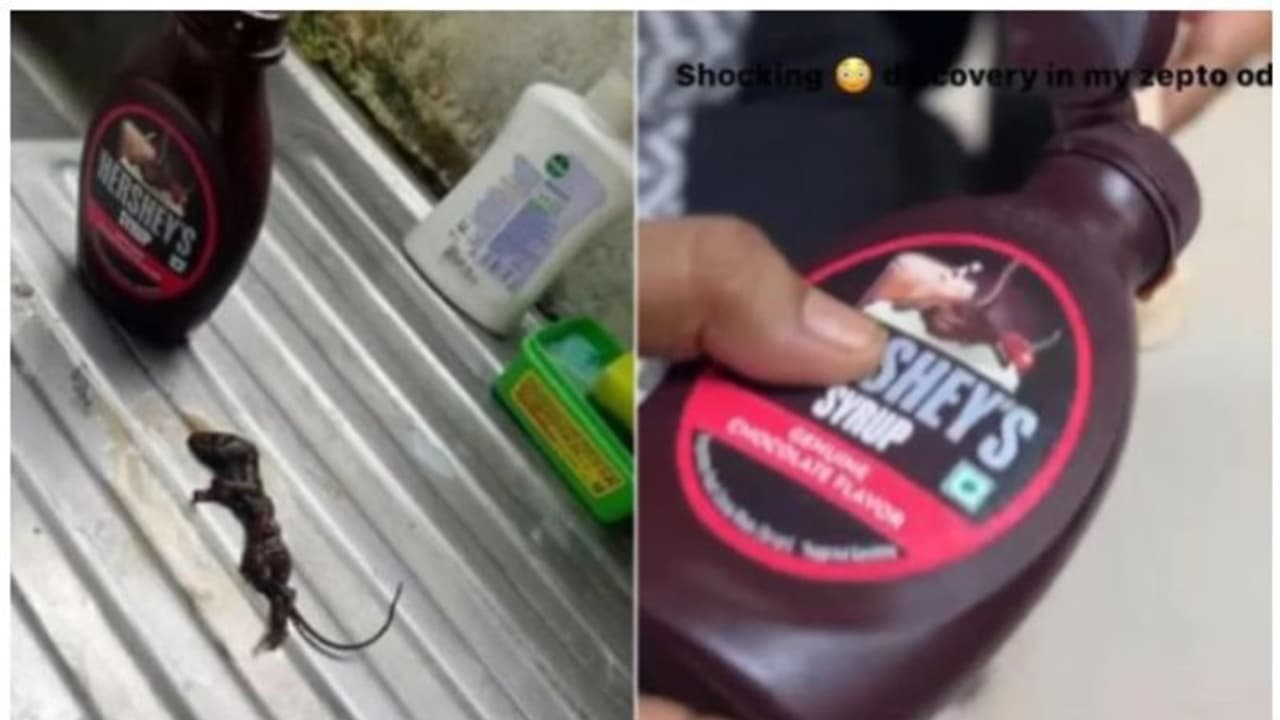 ഓണ്ലൈനില് നിന്ന് വാങ്ങിയ ചോക്ലേറ്റ് സിറപ്പിനുള്ളില് നിന്ന് ചത്ത എലിയെ കണ്ടെത്തി ഓണ്ലൈനില് നിന്ന് വാങ്ങിയ ചോക്ലേറ്റ് സിറപ്പിനുള്ളില് നിന്ന് ചത്ത എലിയെ കണ്ടെത്തി